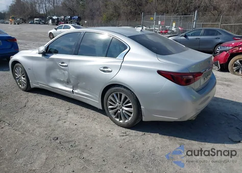 2018 Infiniti Q50 2.0T Luxe from USA, damaged, VIN JN1CV7AP6JM240377